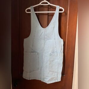Sewn + Seen women's medium sleeveless light denim dress